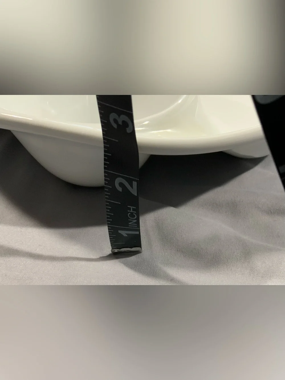 Gibson Home Gracious Dining 12” White Chip & Dip Serving Bowl